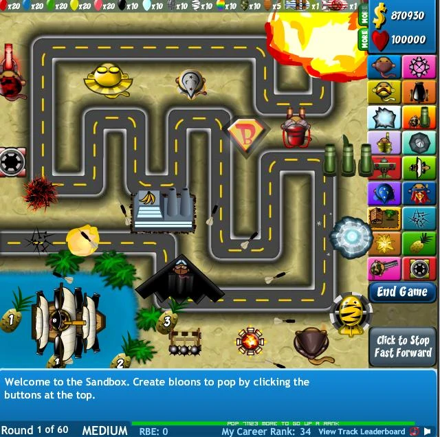 Bloons Tower Defense 4 1