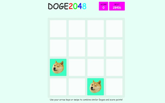 Doge 2048 Unblocked 3